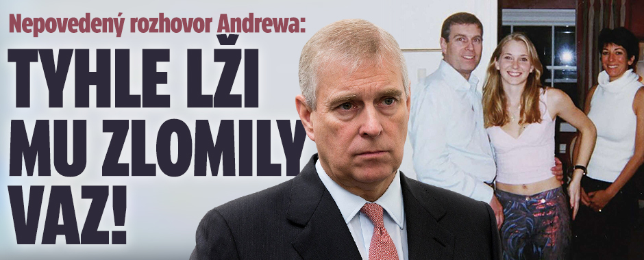 Banner ke žhavému tématu: Nepovedený rozhovor Andrewa: Tyhle lži ...