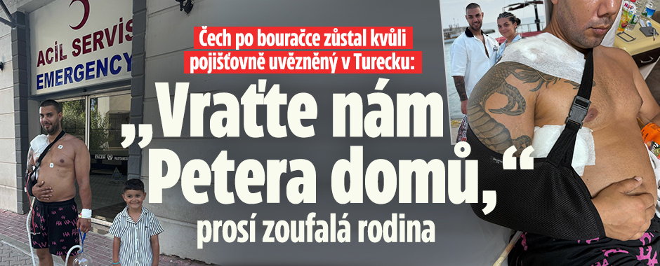 Čech po bouračce zůstal kvůli pojišťovně uvězněný v Turecku