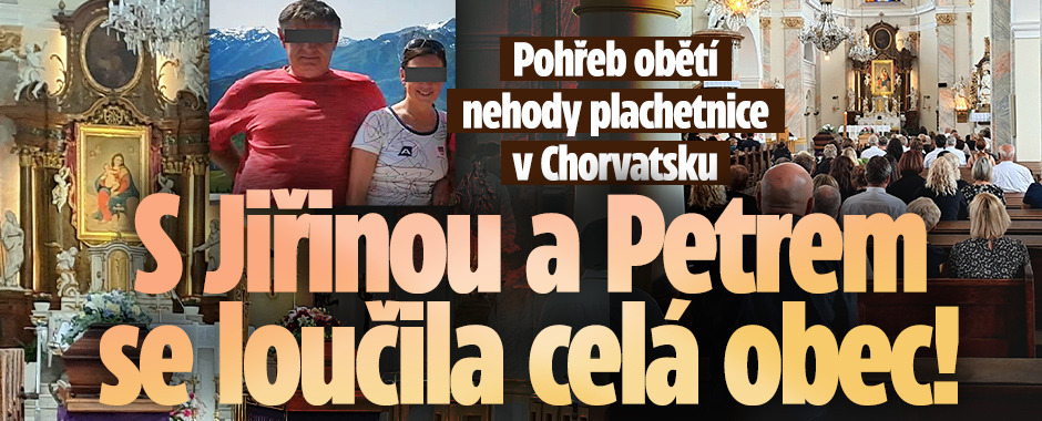 Banner ke žhavému tématu: Na pohřeb obětí tragédie v Chorvatsku ...