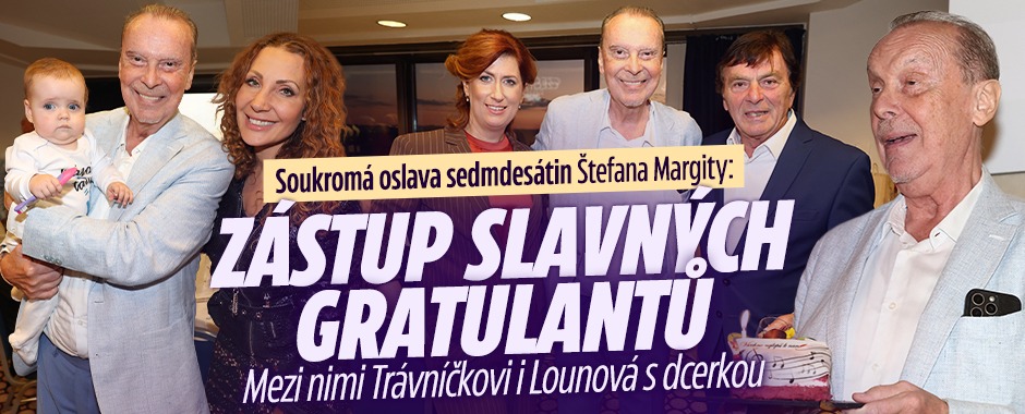 Banner ke žhavému tématu: Soukromá oslava Štefana Margity: Zástup ...