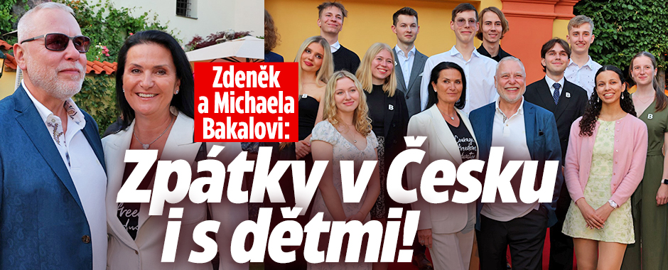Překvapení od manželů Bakalových: Přivezli do Prahy své děti