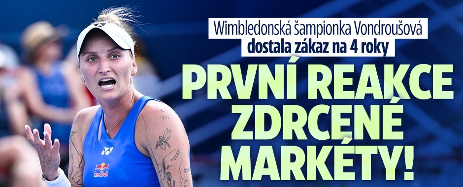 Banner ke žhavému tématu: Vondroušová dostala zákaz: První reakce ...