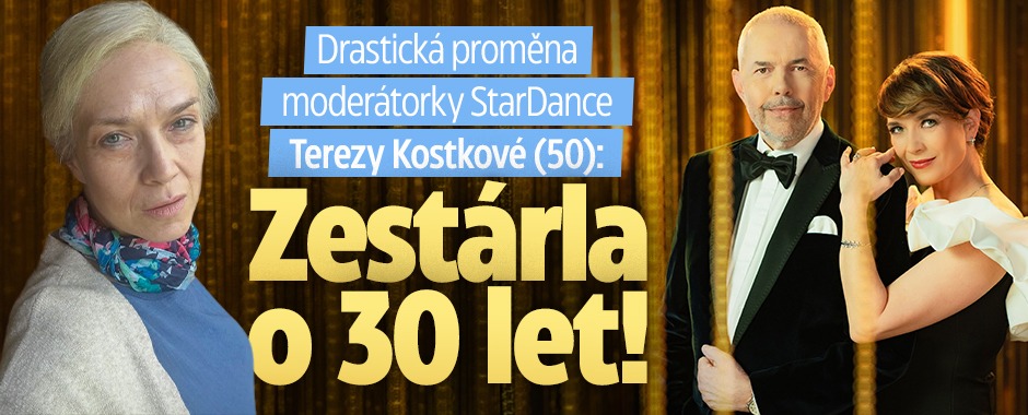 Banner ke žhavému tématu: Drastická proměna Terezy Kostkové (50): ...