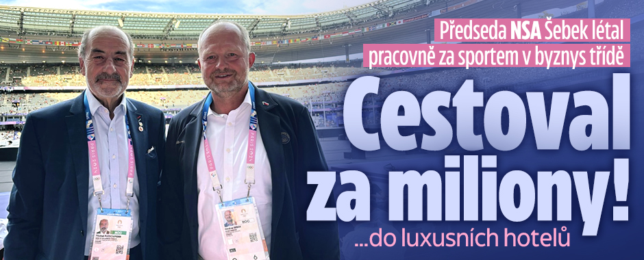 Předseda NSA Šebek si létal za sportem: Cestoval za miliony!