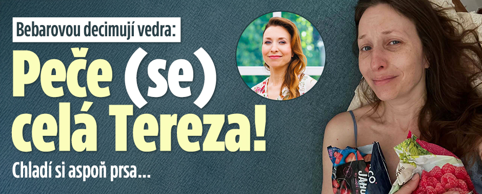 Bebarovou decimují vedra: Peče (se) celá Tereza! 