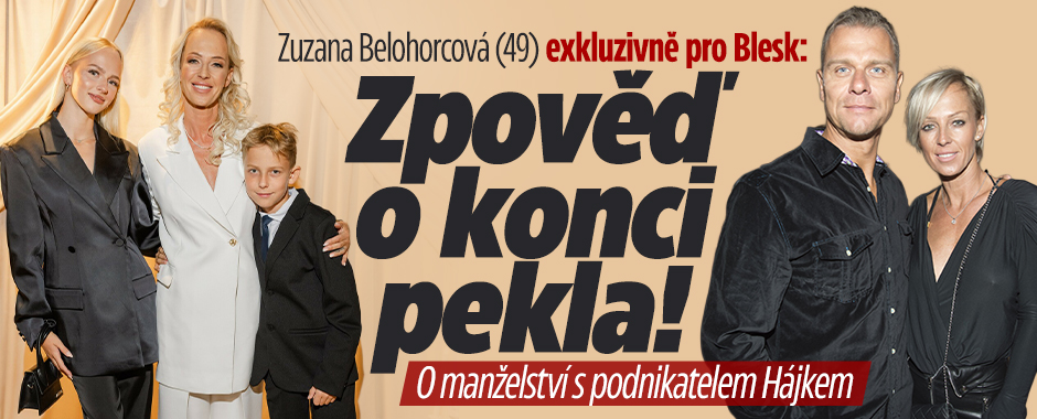 Banner ke žhavému tématu: Zuzana Belohorcová (49) exkluzivně: ...