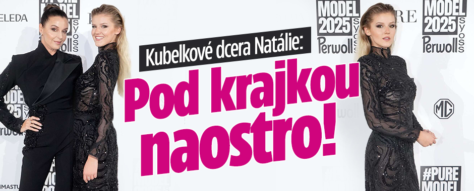Banner ke žhavému tématu: Kubelkové dcera Natálie: Pod krajkou ...