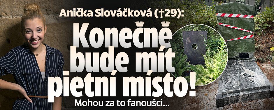 Banner ke žhavému tématu: Anička Slováčková (†29): Konečně bude ...