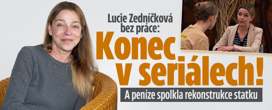 Banner ke žhavému tématu: Lucie Zedníčková bez práce: Konec v ...