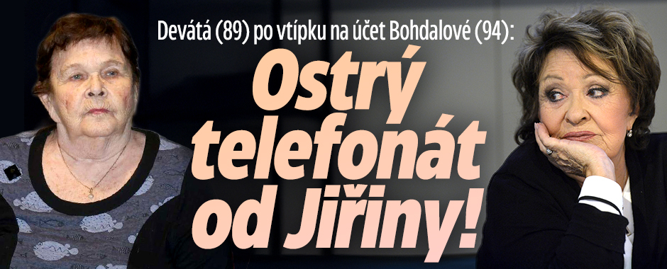 Banner ke žhavému tématu: Devátá po vtípku o Bohdalové: Ostrý ...