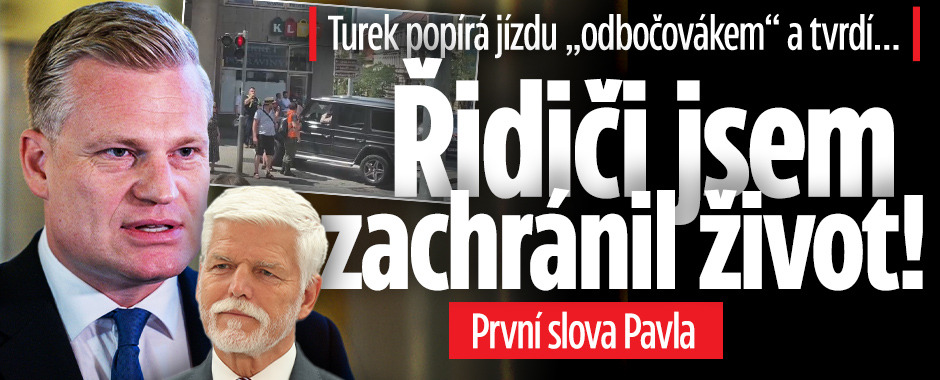 Banner ke žhavému tématu: Turek o nehodě pro Blesk: Řidiči jsem ...