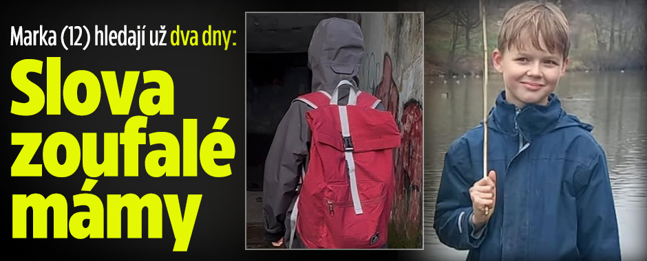 Banner ke žhavému tématu: Marek (12) ze Zlínska stále nezvěstný: ...