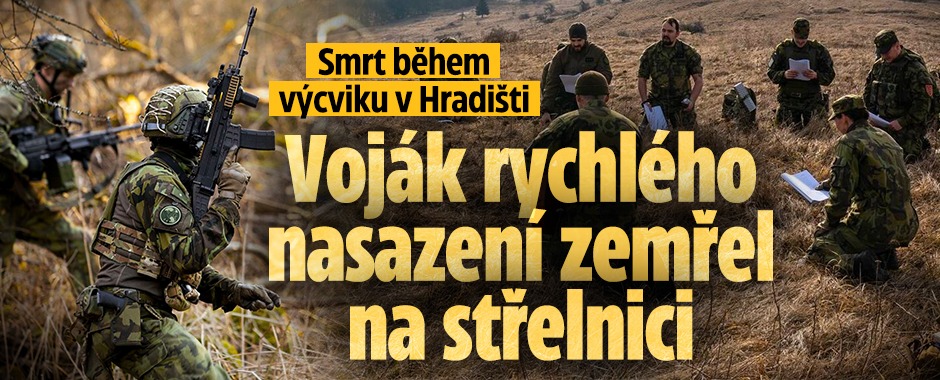 Banner ke žhavému tématu: Voják rychlého nasazení zemřel na ...