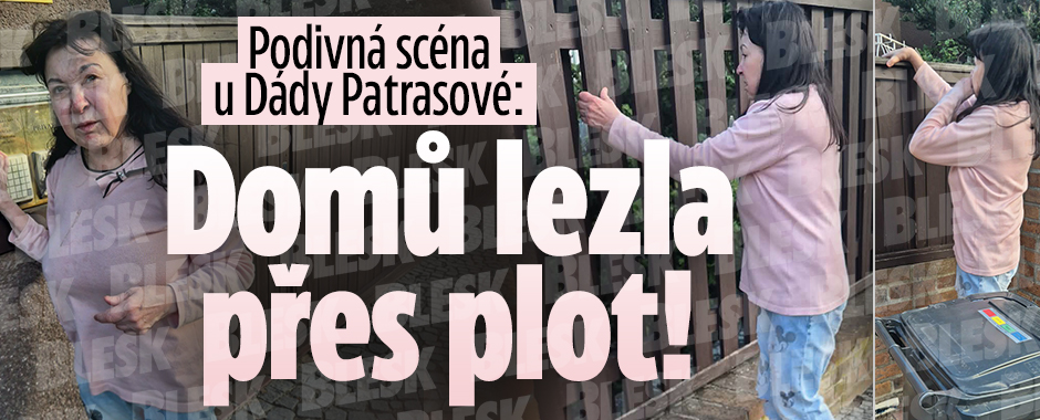 Banner ke žhavému tématu: Překvapivá scéna před domem Patrasové ...