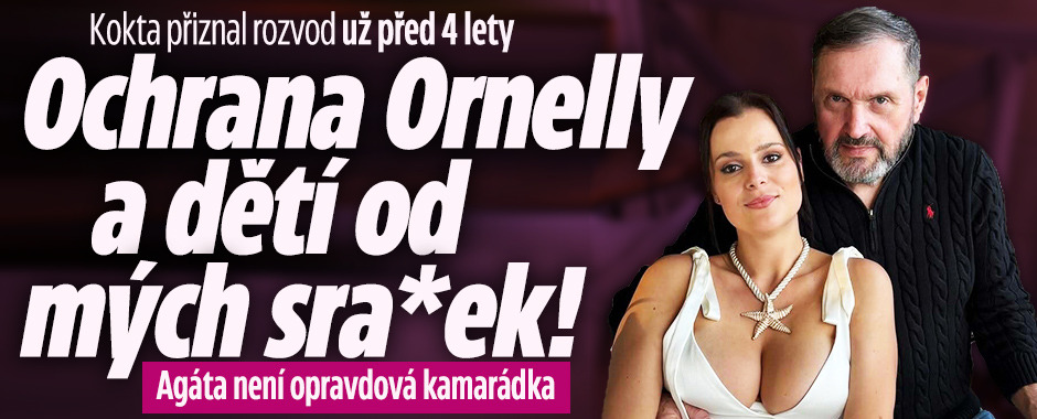 Banner ke žhavému tématu: Kokta přiznal rozvod už před 4 lety: ...