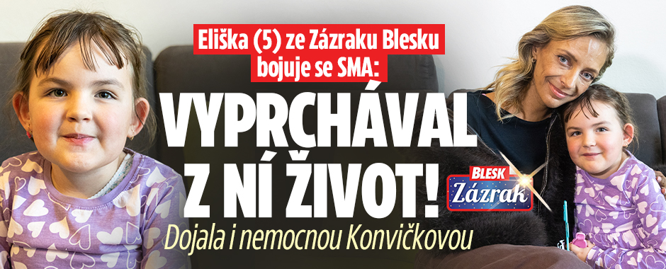 Banner ke žhavému tématu: Eliška ze Zázraku Blesku s SMA: ...