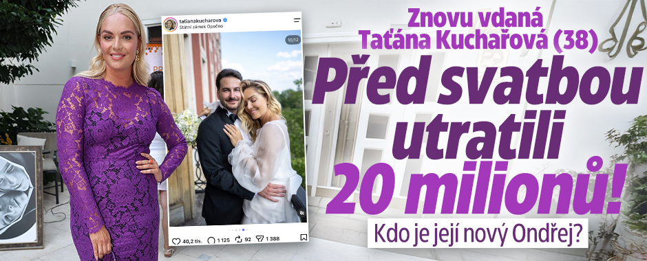Banner ke žhavému tématu: Znovu vdaná Kuchařová (38): Před ...