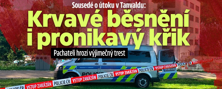 Banner ke žhavému tématu: Sousedé o útoku v Tanvaldu: Krvavé ...