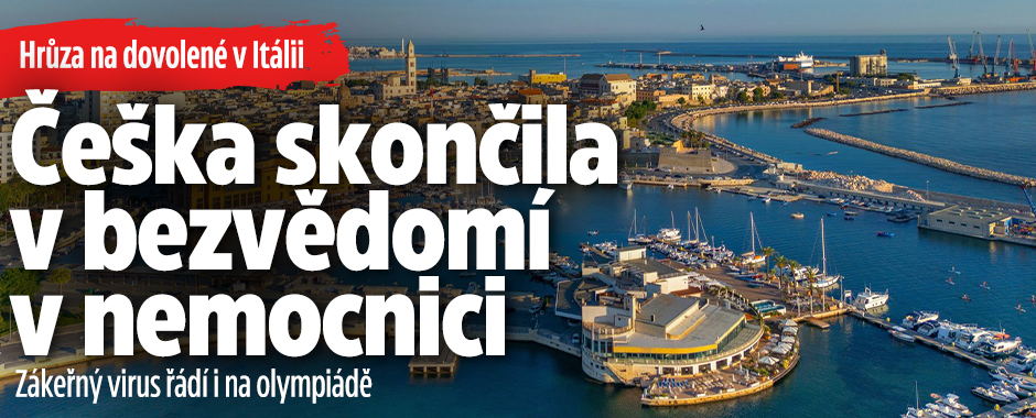 Banner ke žhavému tématu: Češky v Itálii skolil vir: Do nemocnice ...