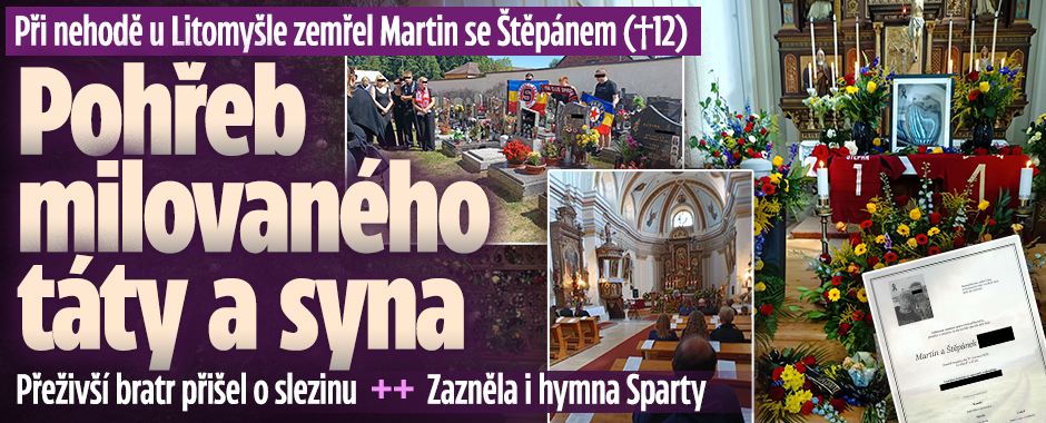Banner ke žhavému tématu: Smrt Martina se synem Štěpánem: ...