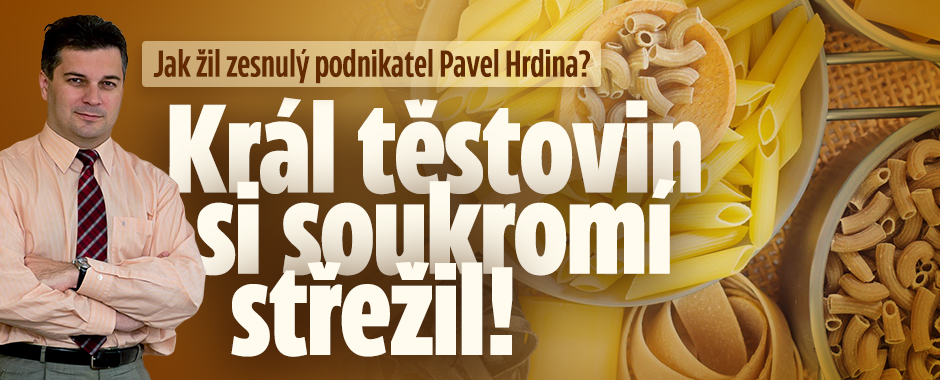 Banner ke žhavému tématu: Jak žil král těstovin? Soukromí si ...