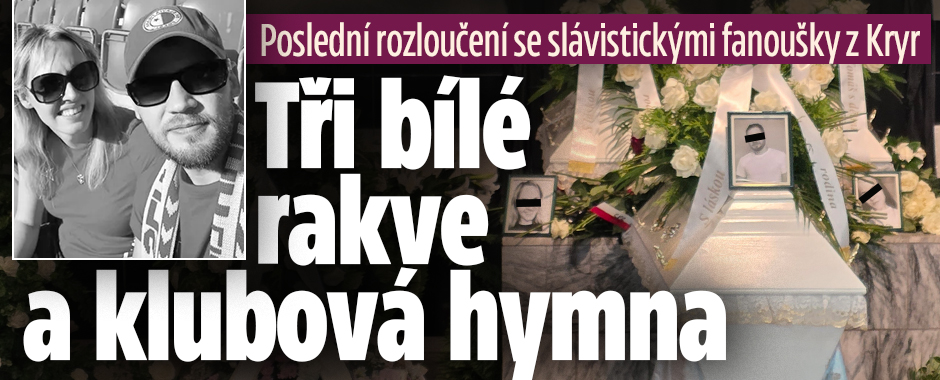 Banner ke žhavému tématu: Pohřeb slávistických fanoušů: Tři bílé ...