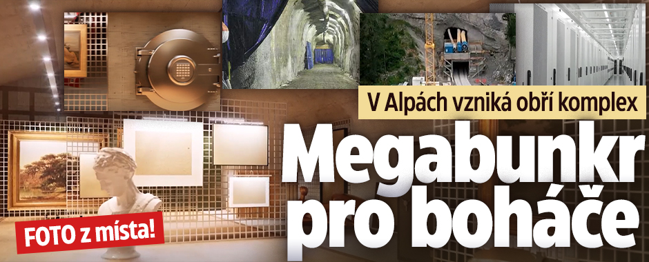 Banner ke žhavému tématu: V Alpách vzniká obří komplex: Megabunkr ...