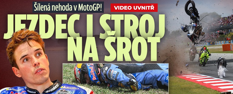 Banner ke žhavému tématu: VIDEO: Šílená nehoda v MotoGP! Jezdec i ...
