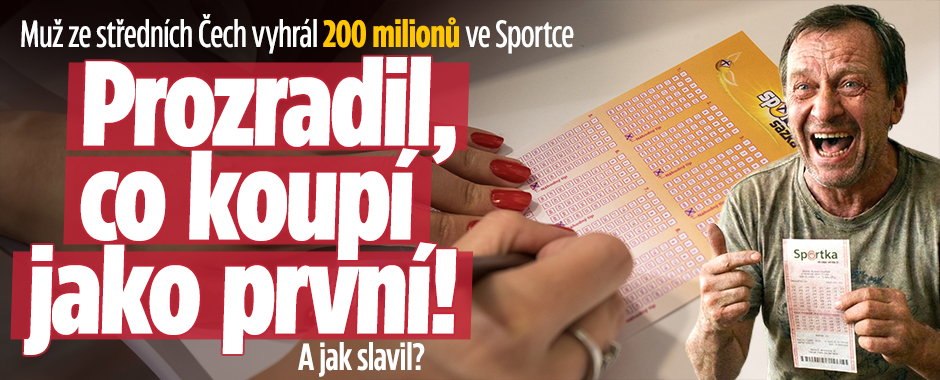 Banner ke žhavému tématu: Muž ze středních Čech vyhrál 200 ...