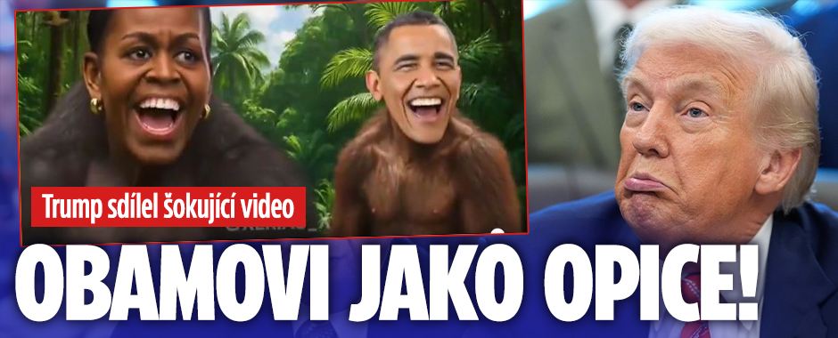 Banner ke žhavému tématu: Trump šokoval na sítích: Sdílel Obamovy ...