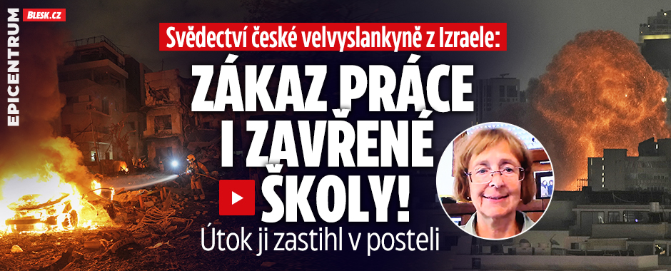 Česká velvyslankyně z Izraele: Útok mě zastihl v posteli