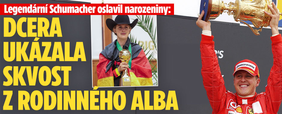 Banner ke žhavému tématu: Schumacher oslavil narozeniny: Skvost z ...