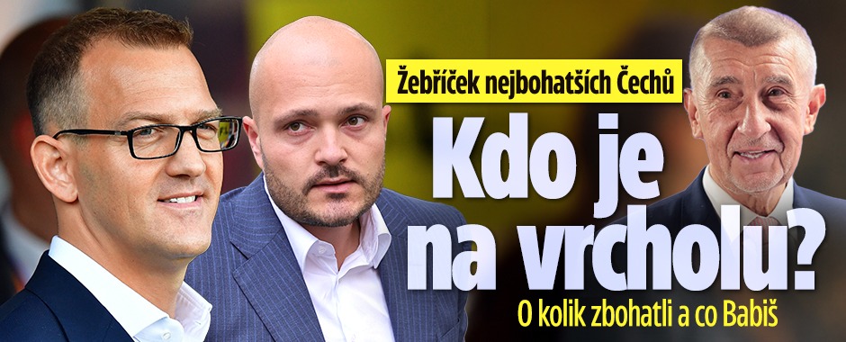Banner ke žhavému tématu: Žebříček nejbohatších Čechů: O kolik ...