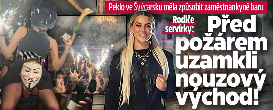Banner ke žhavému tématu: Servírku obviňují z požáru ve ...