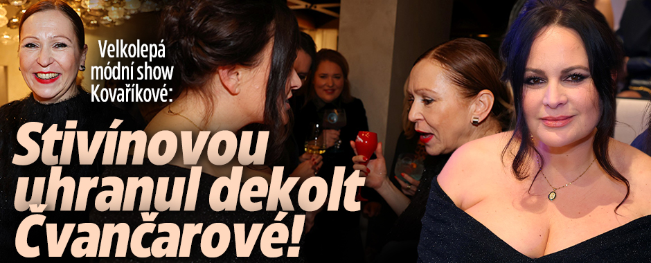 Banner ke žhavému tématu: Módní show Kovaříkové: Stivínovou ...