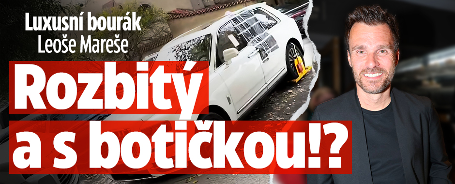 Banner ke žhavému tématu: Luxusní bourák Leoše Mareše: Rozbitý a ...