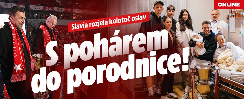 Slavia rozjela kolotoč oslav? S pohárem do porodnice!
