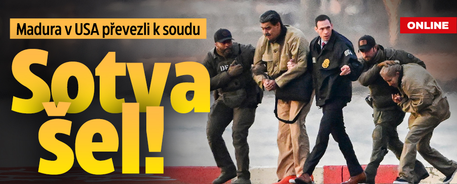 Banner ke žhavému tématu: Madura a jeho manželku převezli v New ...