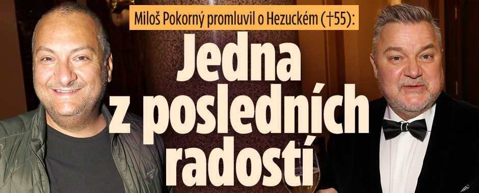 Banner ke žhavému tématu: Pokorný o Hezuckém (†55): Jedna z jeho ...