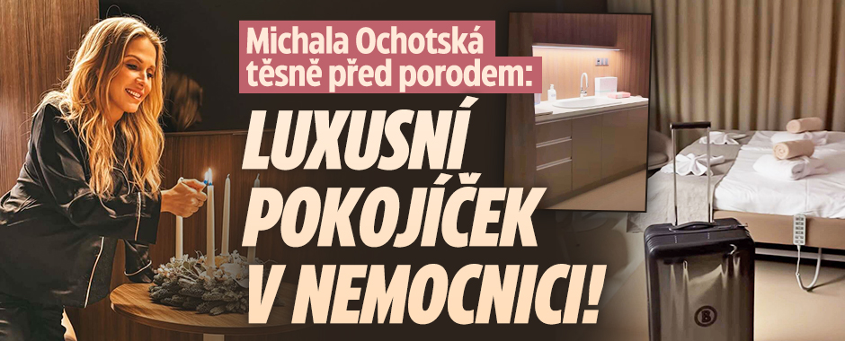 Banner ke žhavému tématu: Michala Ochotská těsně před porodem: ...