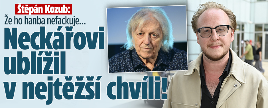 Banner ke žhavému tématu: Štěpán Kozub: Neckářovi ublížil v ...