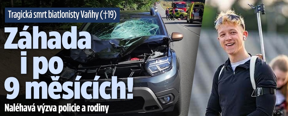 Banner ke žhavému tématu: Tragická smrt biatlonisty Vaňhy (†19): ...