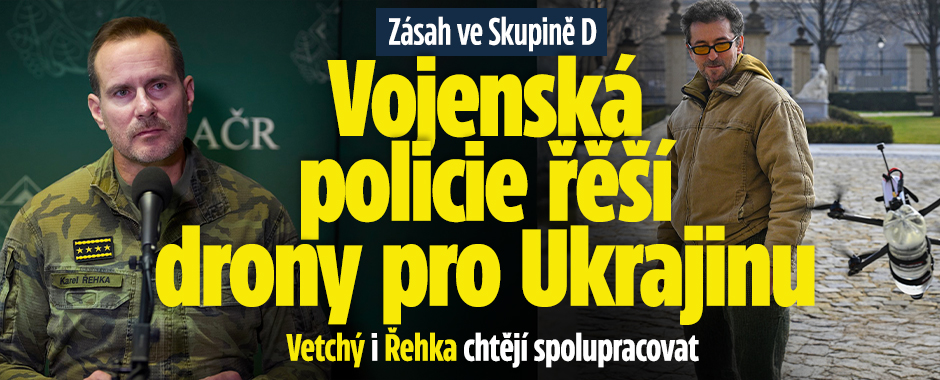 Banner ke žhavému tématu: Vojenská policie šetří drony pro ...