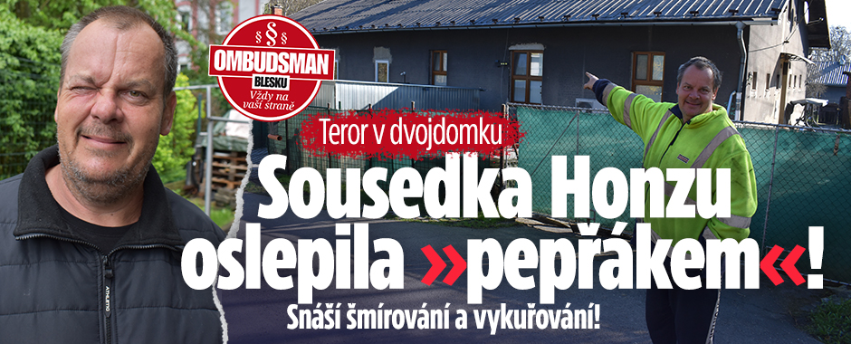 Banner ke žhavému tématu: Teror v dvojdomku: Jana sousedka ...