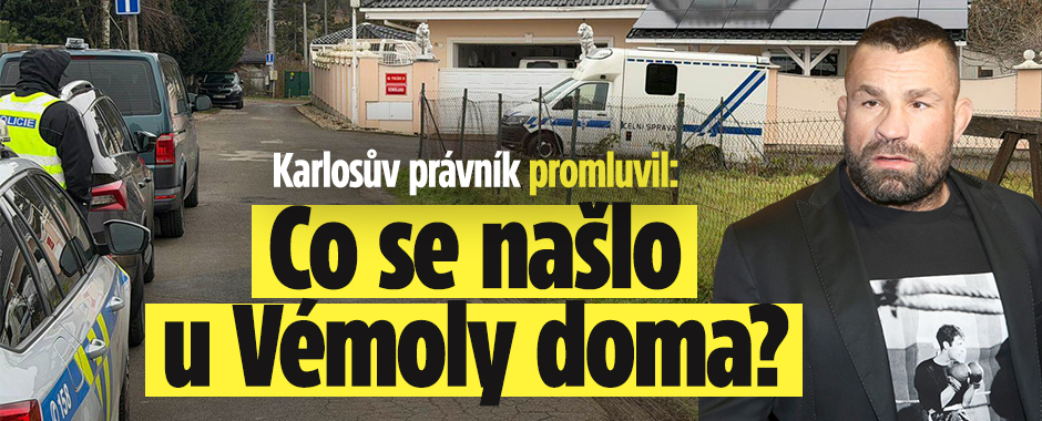 Banner ke žhavému tématu: Vémolův právník promluvil: Co se našlo ...