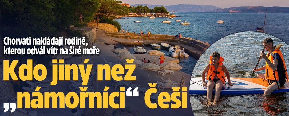 Banner ke žhavému tématu: Kdo jiný než „námořníci“ Češi: Chorvati ...