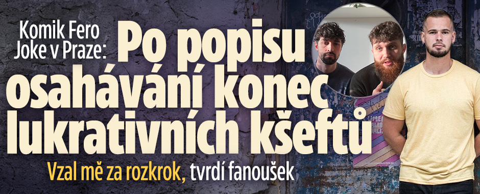 Banner ke žhavému tématu: Fero Joke po popisu osahávání: Konec ...