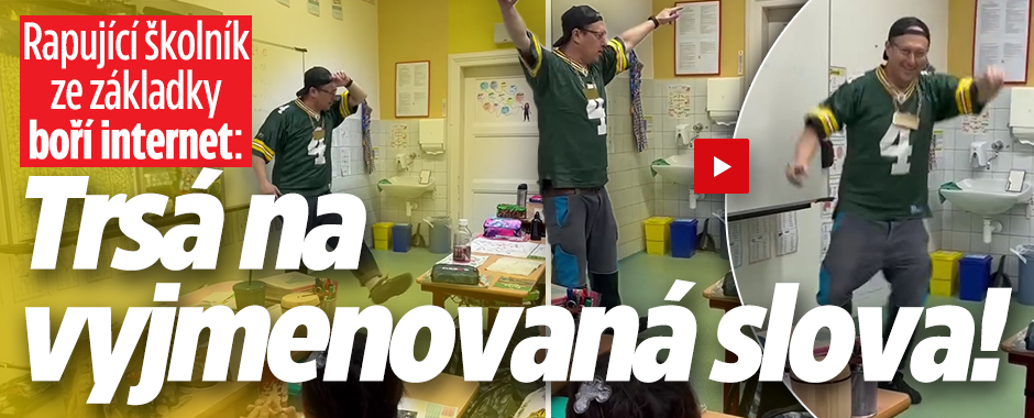 Banner ke žhavému tématu: Rapující školník ze základky: Trsá na ...