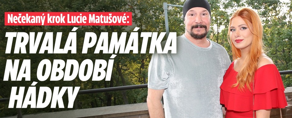 Banner ke žhavému tématu: Nečekaný krok Lucie Matušové: Trvalá ...