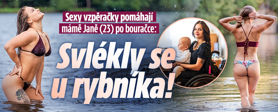 Banner ke žhavému tématu: Sexy vzpěračky pomáhají mámě Janě: ...